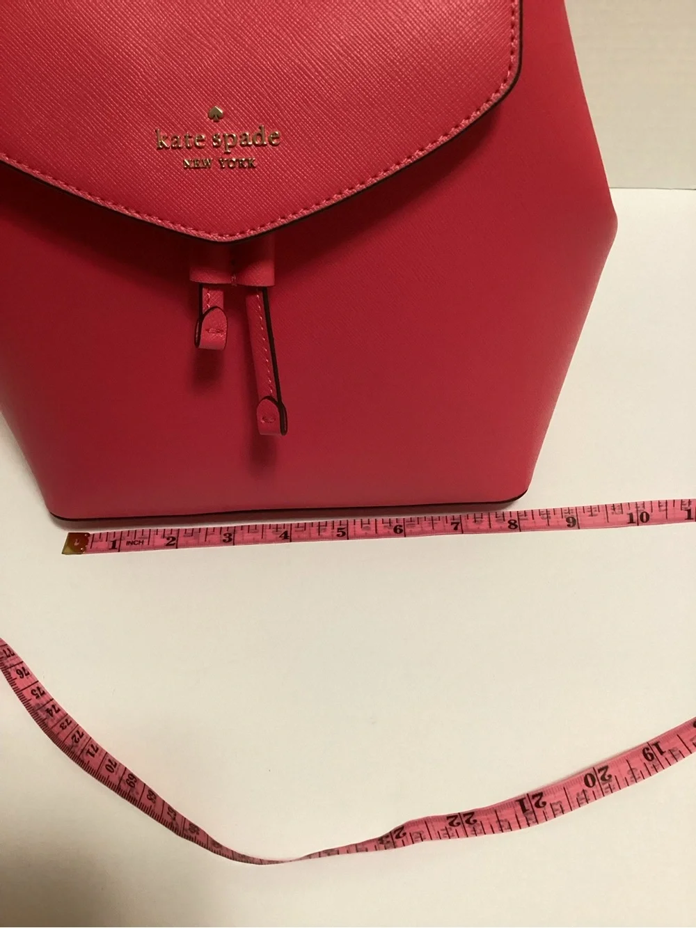 kate spade pink leather structured mini backpack, NWT